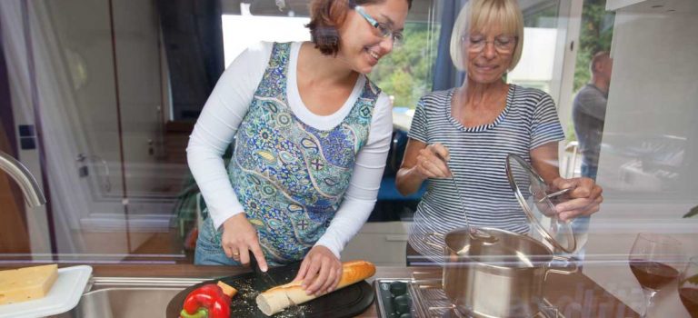 Backofen an Bord richtig bedienen