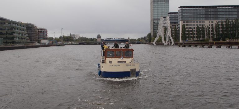 Start Boating auf der Spree