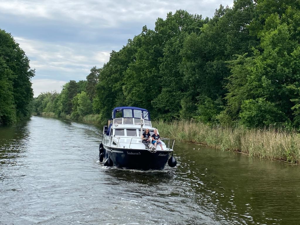 Shogun auf Havel-Müritz Kanal