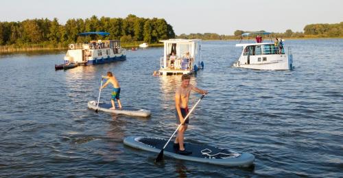 Action auf dem Wasser